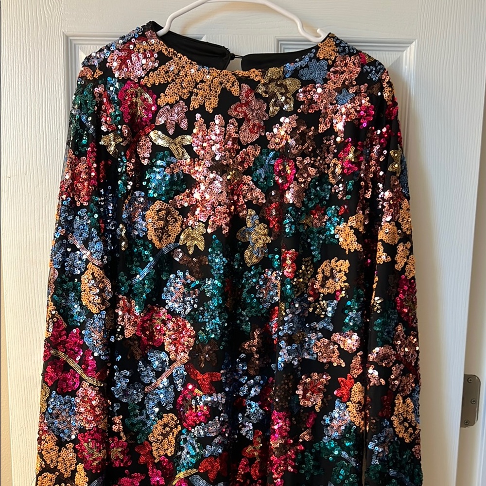 Boohoo Multicolor Sequin Dress